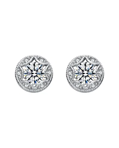Genevive Silver Cz Studs