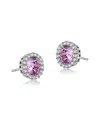 Genevive Silver Cz Studs