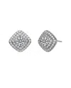 Genevive Silver Cz Studs