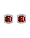 Genevive Silver Cz Studs