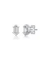Genevive Silver Cz Studs