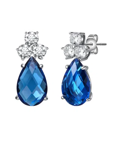 GENEVIVE GENEVIVE SILVER CZ STUDS