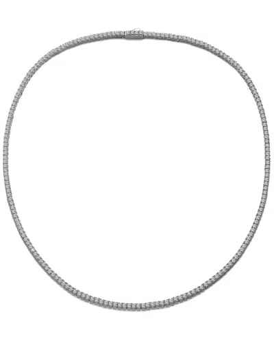 GENEVIVE GENEVIVE SILVER CZ TENNIS NECKLACE NO COLOR NO COL