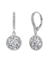 Genevive Silver Drop Earrings No Color No Color