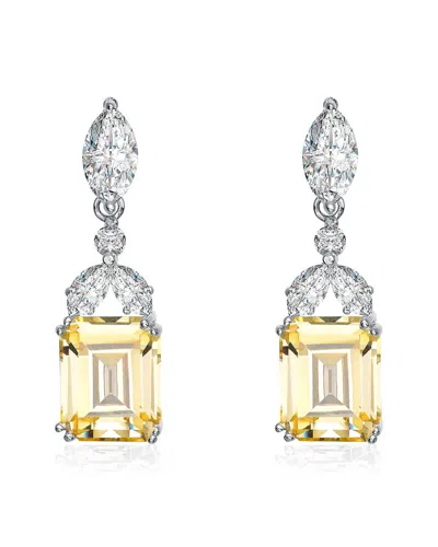 Genevive Silver Drop Earrings