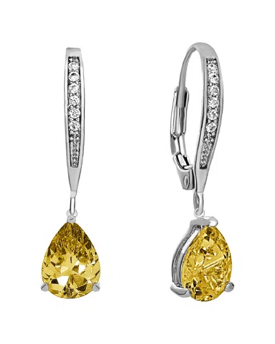 Genevive Silver Earrings In Gold
