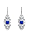 Genevive Silver Earrings