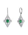 Genevive Silver Earrings