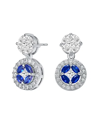 Genevive Silver Earrings In Metallic