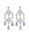 Genevive Silver Earrings