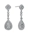 Genevive Silver Earrings