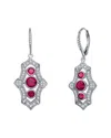 Genevive Silver Earrings