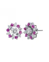 Genevive Silver Earrings