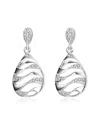 Genevive Silver Earrings