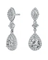 Genevive Silver Earrings