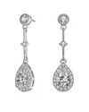 Genevive Silver Earrings