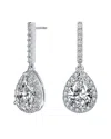 Genevive Silver Earrings