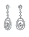 Genevive Silver Earrings