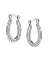 Genevive Silver Hoops
