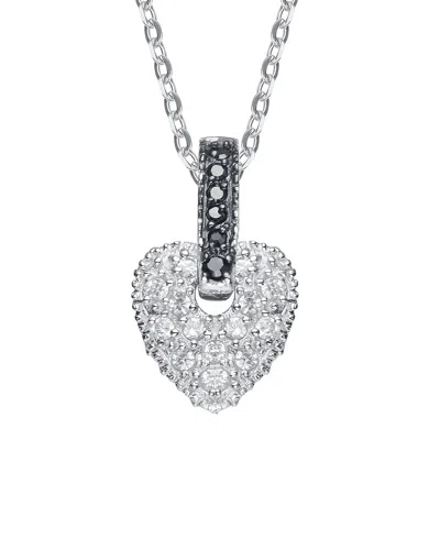 Genevive Silver Pendant Necklace