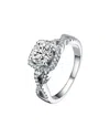 Genevive Silver Ring In Silver
