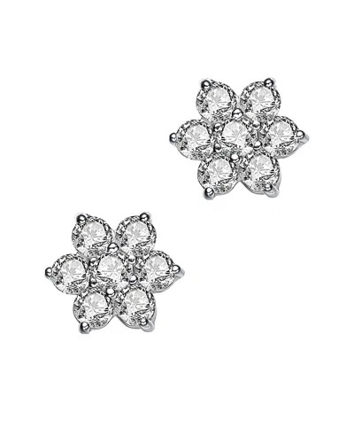 GENEVIVE GENEVIVE SILVER STUD EARRINGS