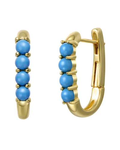 Genevive Sterling Silver 14k Yellow Gold Plated With Nano T
