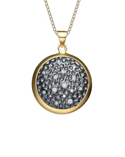 Genevive Two-tone Cz Necklace