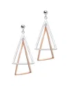 Genevive Two-tone Earrings