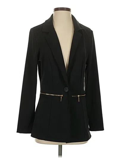Genhoo Blazer Jacket In Black