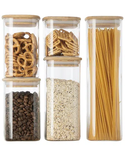 GENICOOK GENICOOK 10PC BOROSILICATE GLASS CANISTER SET