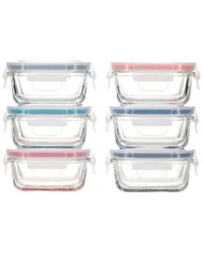 Genicook 12pc Borosilicate Glass Small Baby-sized Meal & Food Storage Containers