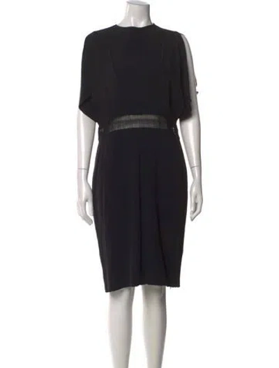 Pre-owned Genny 2010's Knee-length Dress In Black