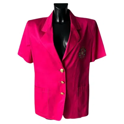 Pre-owned Genny 80's  Jacket In Very Good Condition In Red