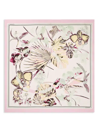 Genny Abstract-pattern Scarf In 白色