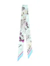 Genny Abstract-pattern Scarf In 蓝色