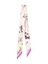 Genny Abstract-pattern Scarf In 粉色
