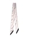 Genny Abstract-pattern Scarf In Pink