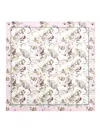 Genny Abstract-pattern Scarf In Pink