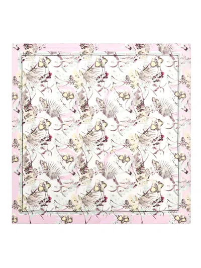 Genny Abstract-pattern Scarf In Neutral