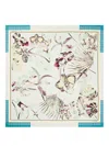 Genny Abstract-pattern Scarf In White