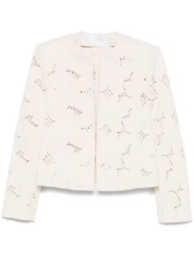 GENNY BEIGE COTTON BLAZER