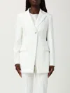 Genny Crystal-embellished Single-breasted Blazer In White