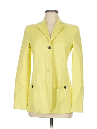 Pre-owned Genny Blazer Jacket In Yellow