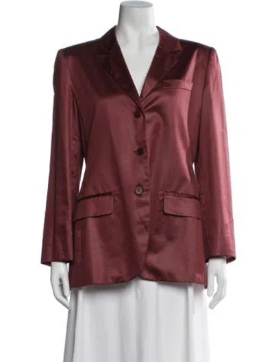 Pre-owned Genny Blazer In Red