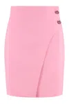 Genny Buttoned A-line Skirt