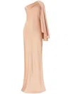 Genny Cape Maxi Dress In Pink