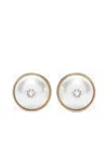 Genny Circular-design Earrings In Gold