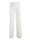 Genny Trousers With Logo In Cream