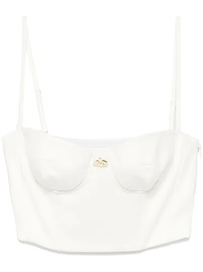 Genny Corset-style Top In White